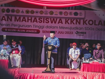 Bupati Hendy Harapkan 3.500 Mahasiswa KKN Kolaboratif Kelak Siap Bangun Jember